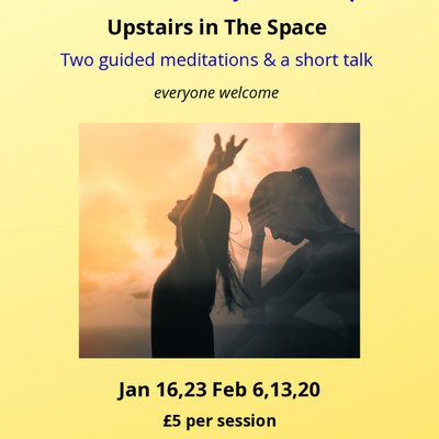 Let go of Stress in 30 minutes - Fridays 12-12.30pm Jan 16,23 Feb 6,13,20