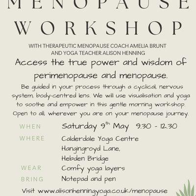Therapeutic Menopause Yoga Workshop