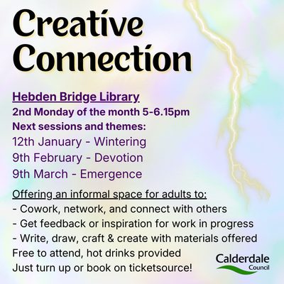 Creative Connection at Hebden Bridge Library