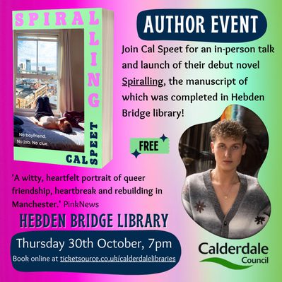Author Event - Cal Speet "Spiralling" Talk
