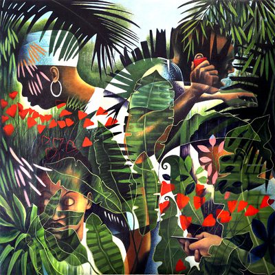 'Peace Garden' - Paintings by Donald C Myers