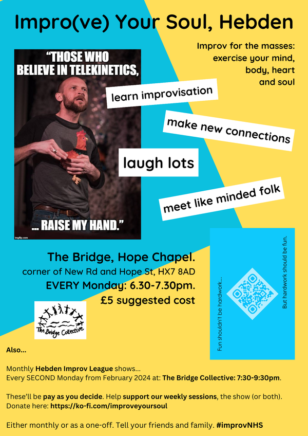 Improve Your Soul Hebden Poster