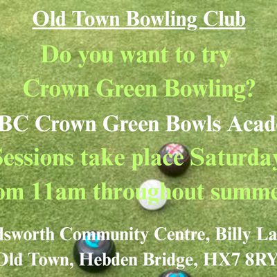 Learn Crown Green Bowling at Old Town Bowling Club