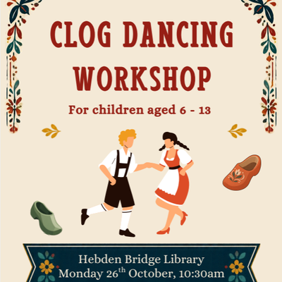 Clog Dancing at Hebden Bridge Library