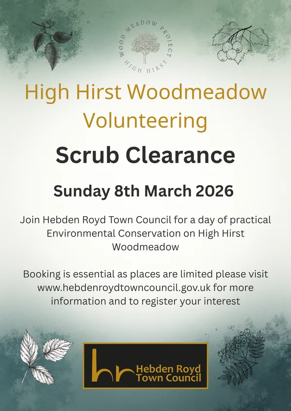 Scrub Clearance High Hirst Woodmeadow Volunteering