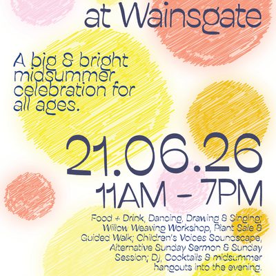 SUMMER at Wainsgate: Writing Light - a creative writing workshop for summer
