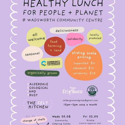 The CELT Kitchen: Healthy Lunch For People & Planet