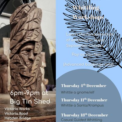 December Whittling Workshops