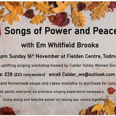 Singing Workshop with Em Whitfield Brooks
